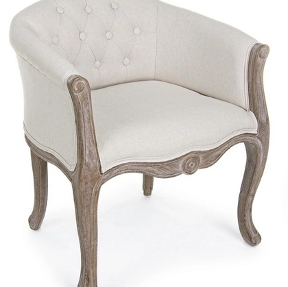 Poltrona in tessuto Diva di Bizzotto