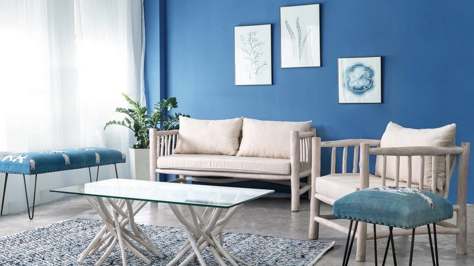 Poltrona in Teak sbiancato Shael di Bizzotto