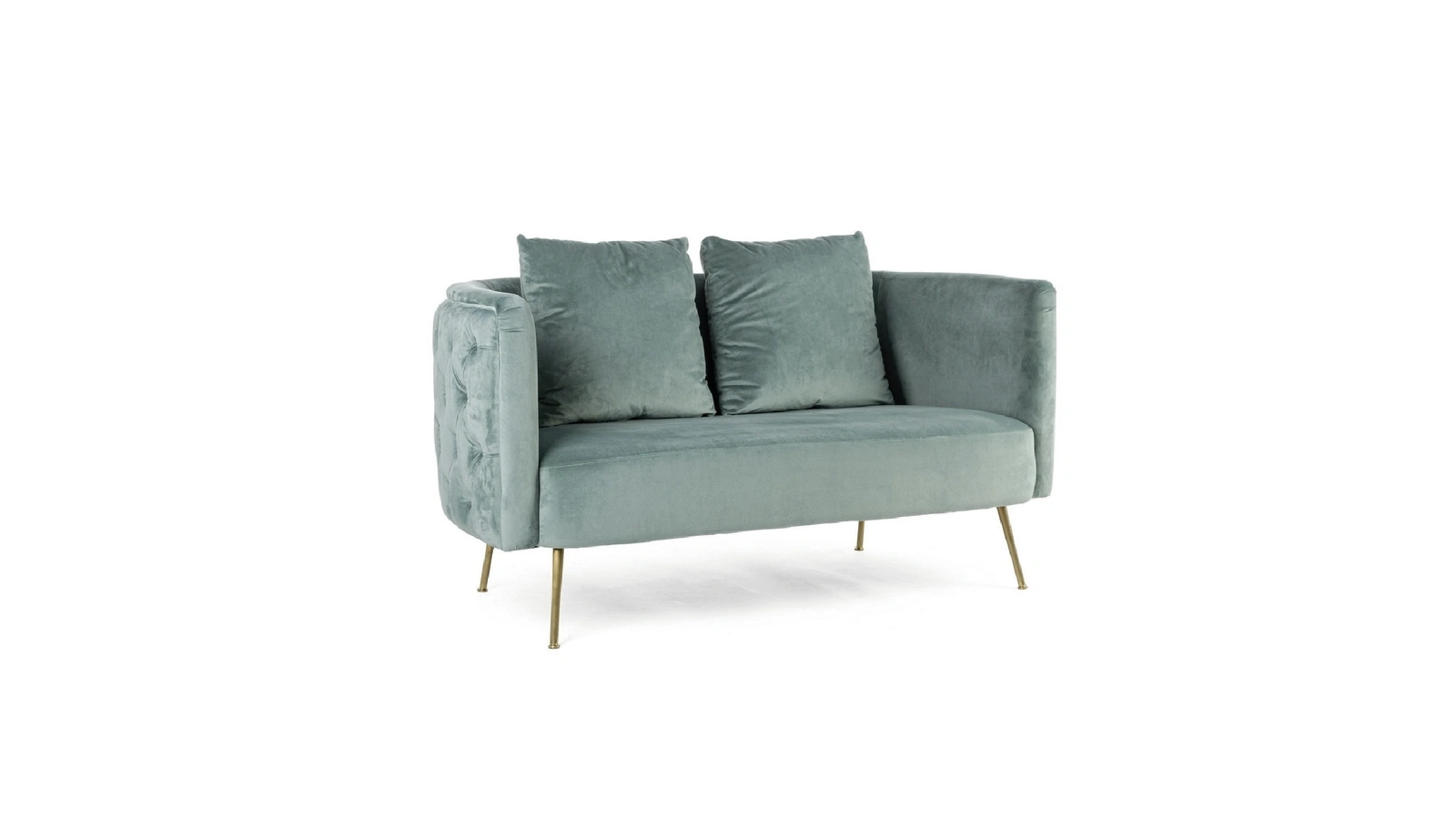 Divano lineare in velluto Tenbury di Bizzotto