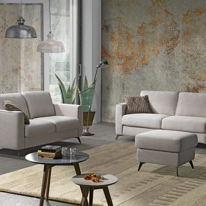 Divano Letto lineare in tessuto Eclisse di Vitarelax