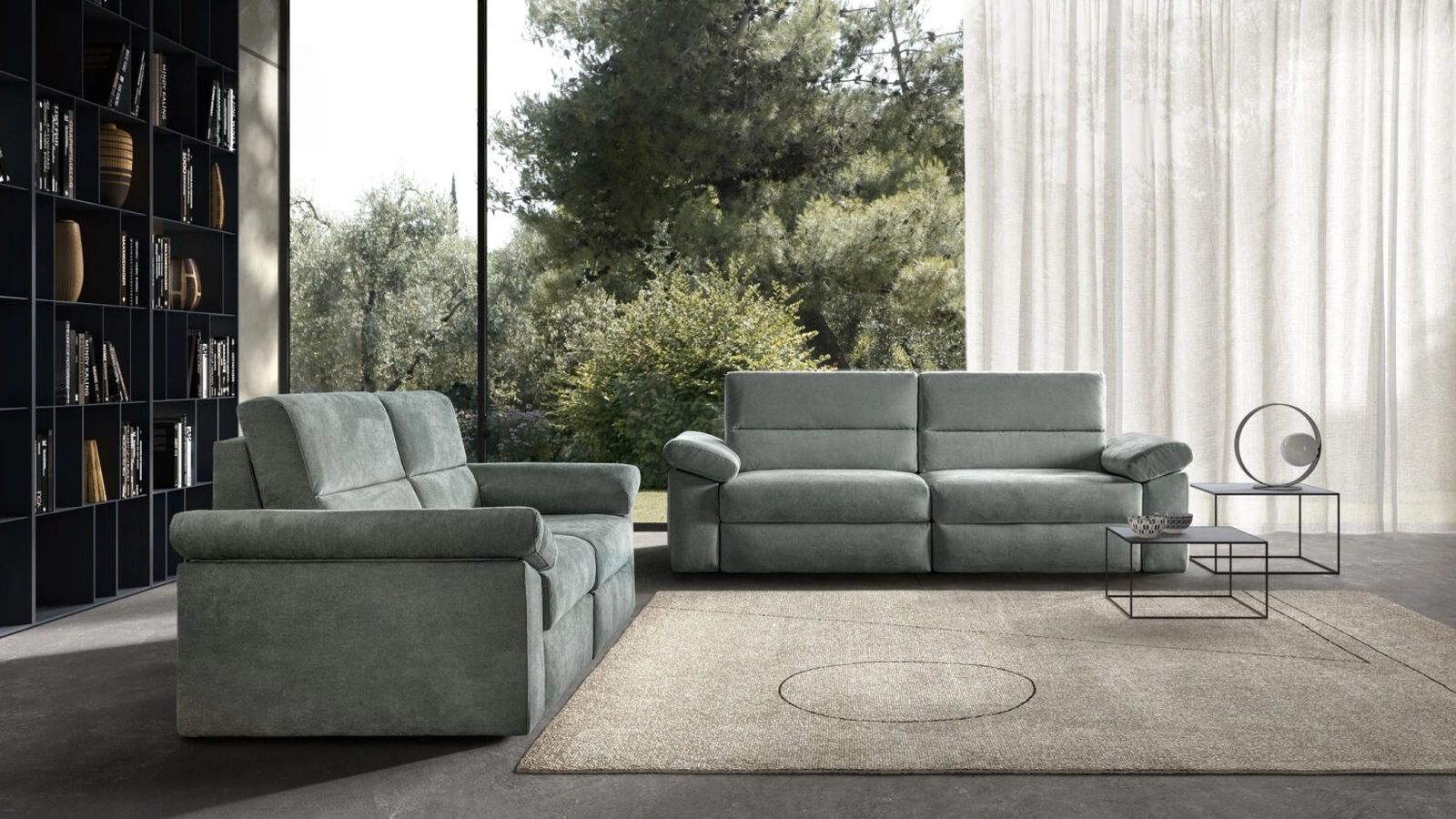 Divano lineare Grace di Rizzetto