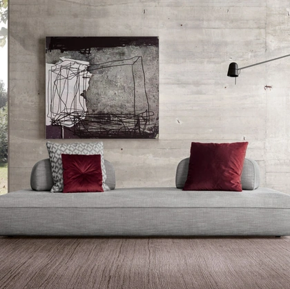 Divano lineare Lewis di Rizzetto