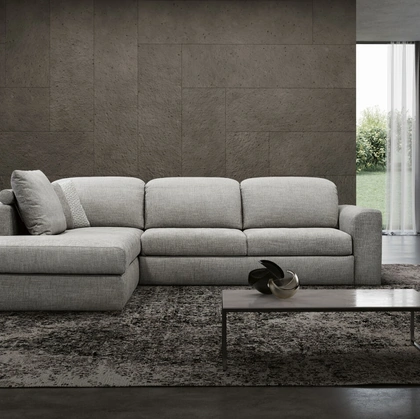 Divano con penisola Nadir di Rizzetto