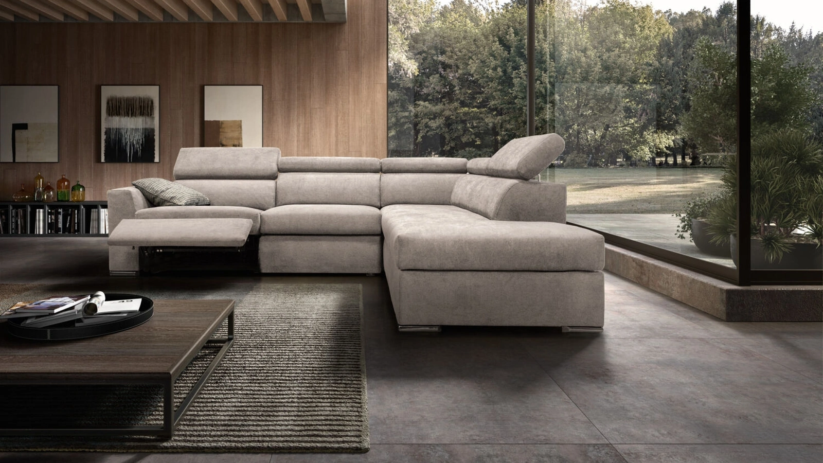 Divano relax angolare Matisse di Rizzetto