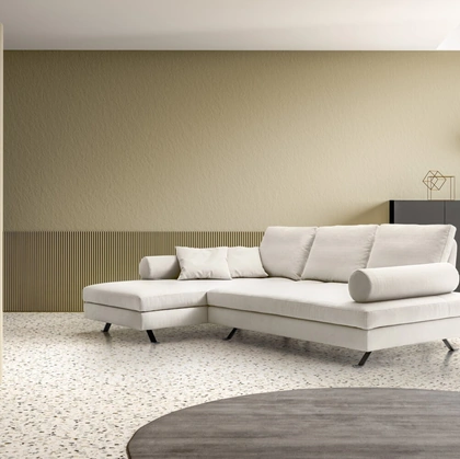 Divano con penisola Talent di Rizzetto