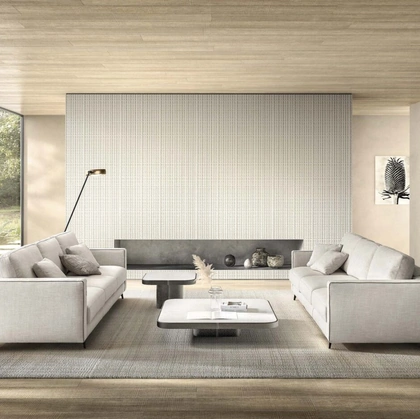 Salotto in tessuto Zara di Rizzetto