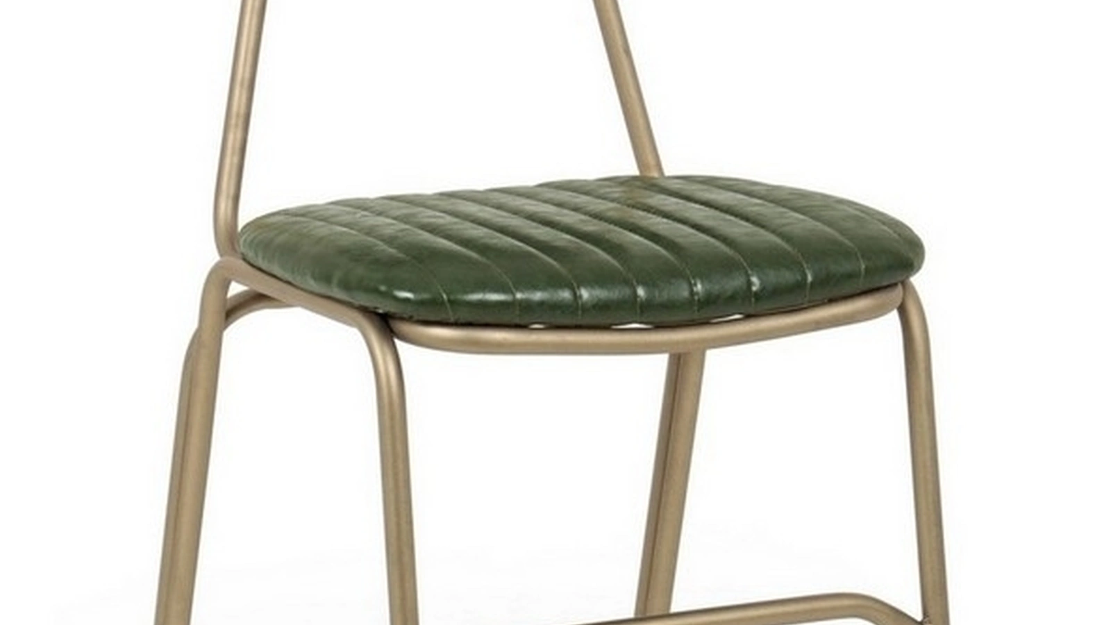 Sedia in ecopelle imbottita e trapuntata Addy di Bizzotto