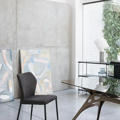 Sedia in tessuto Alissa di Pezzani