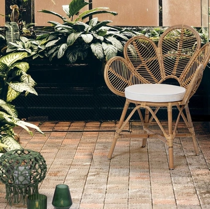 Sedia Flores in rattan di Bizzotto