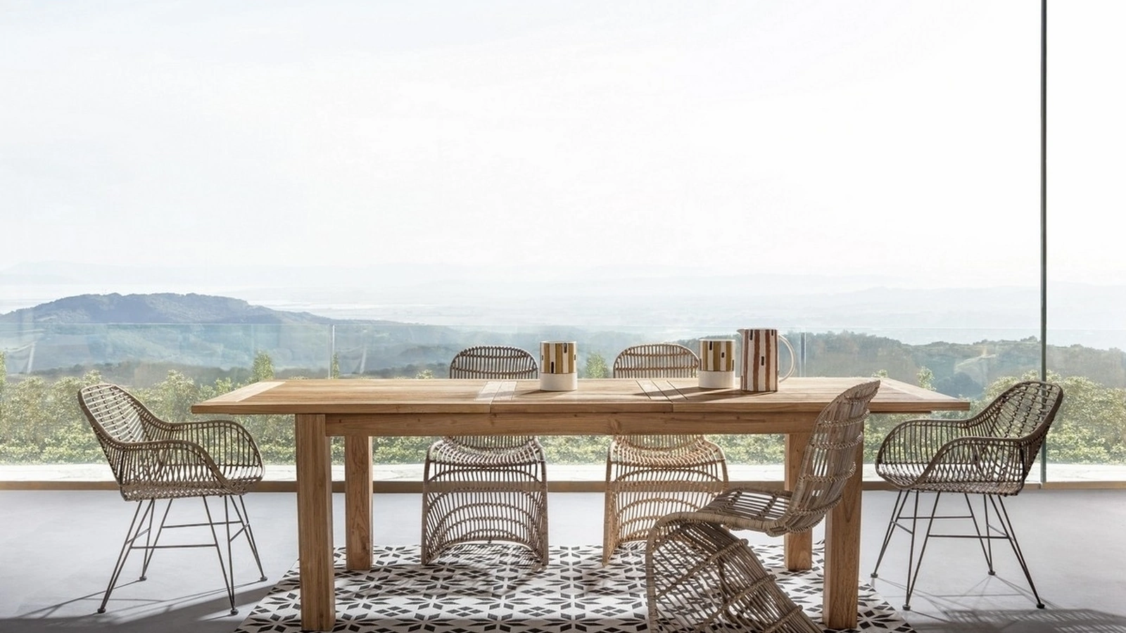 Sedia Raquel in rattan di Bizzotto