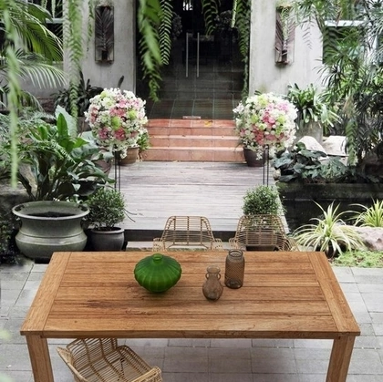 Sedia in rattan Tunas di Bizzotto