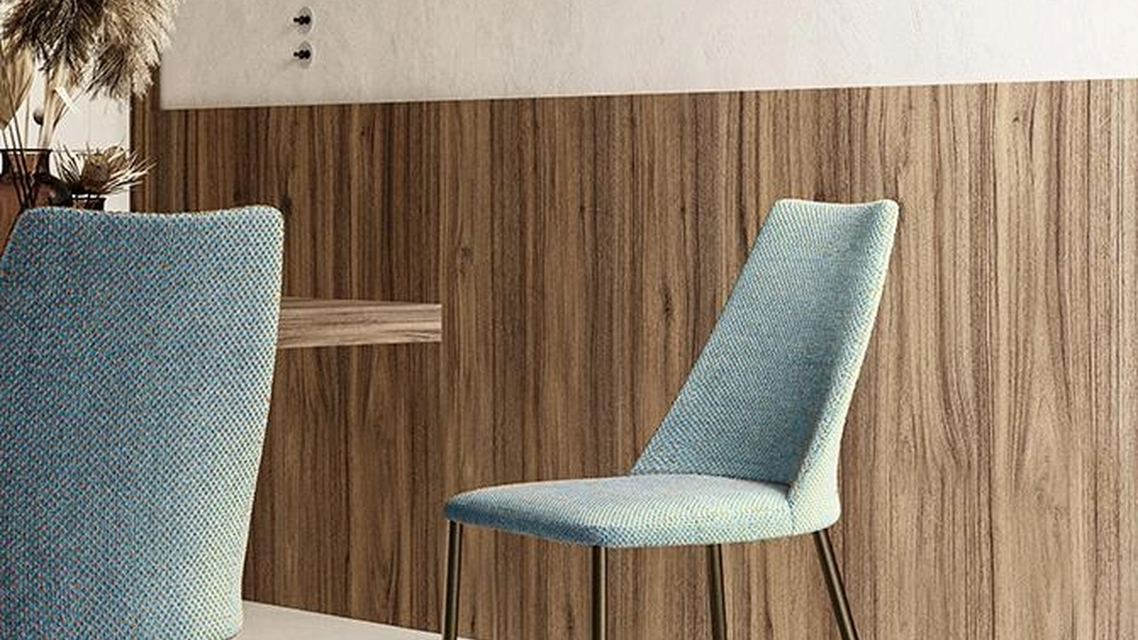 Sedia Circe in tessuto di Pezzani