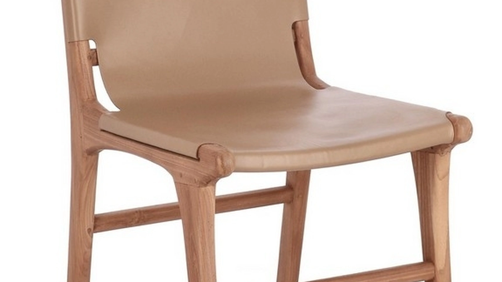 Sedia in pelle Eugenie di Bizzotto