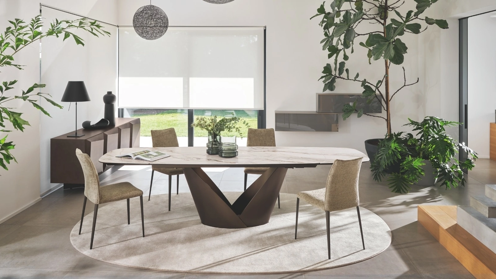Sedia imbottita Fay di Calligaris