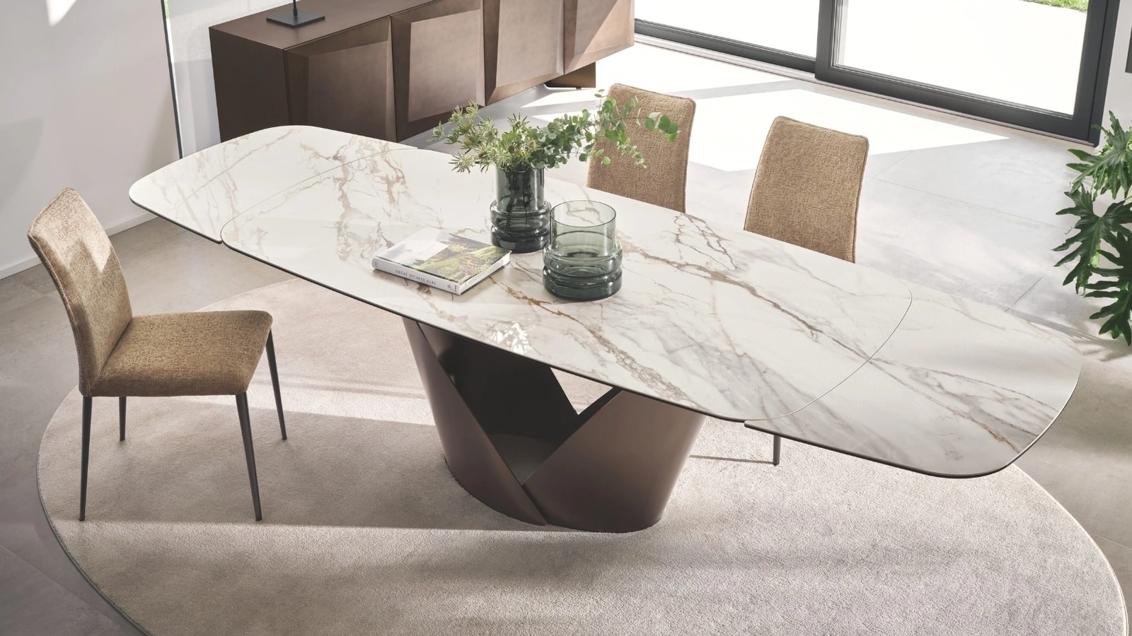 Sedia imbottita Fay di Calligaris