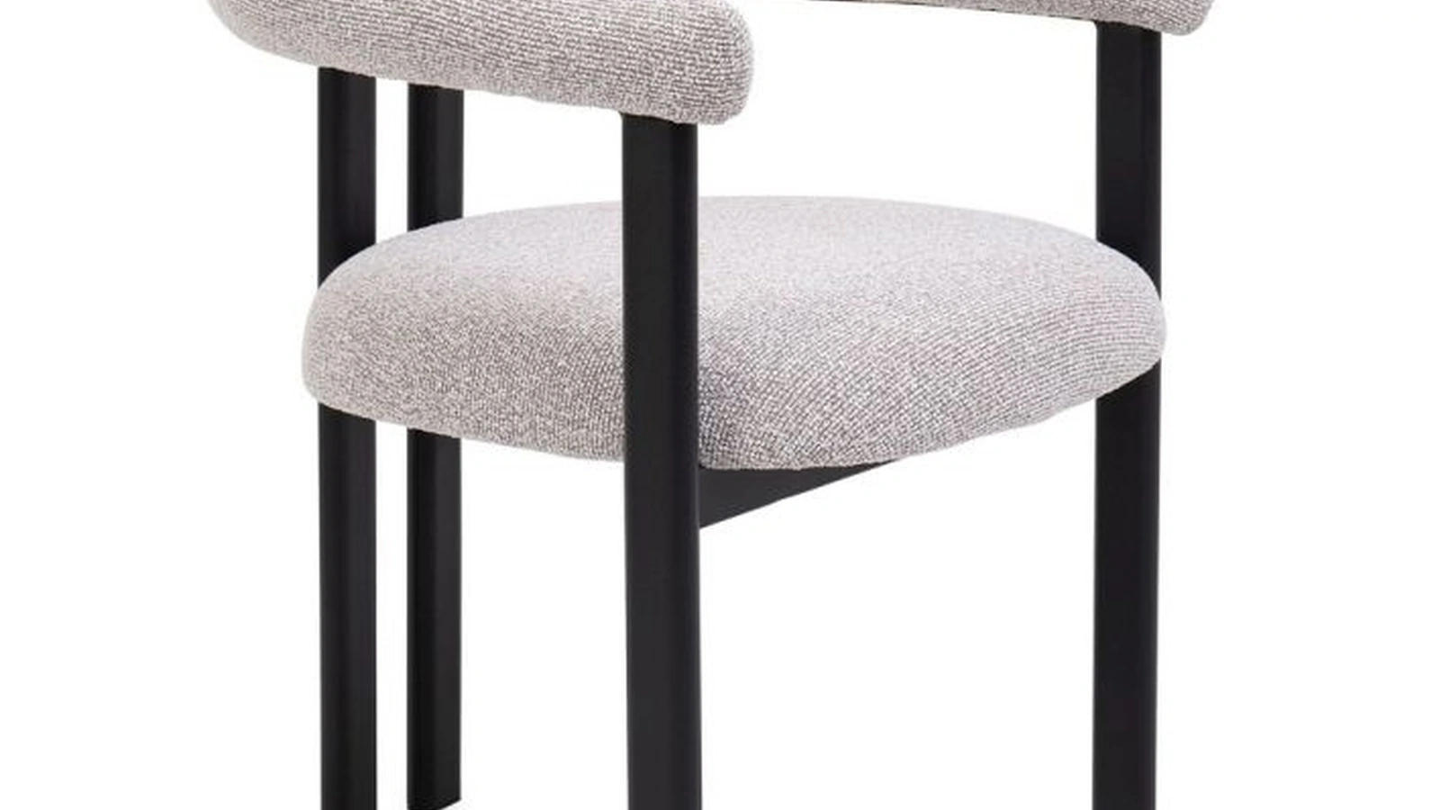 Sedia Giuditta in tessuto imbottito di Bizzotto