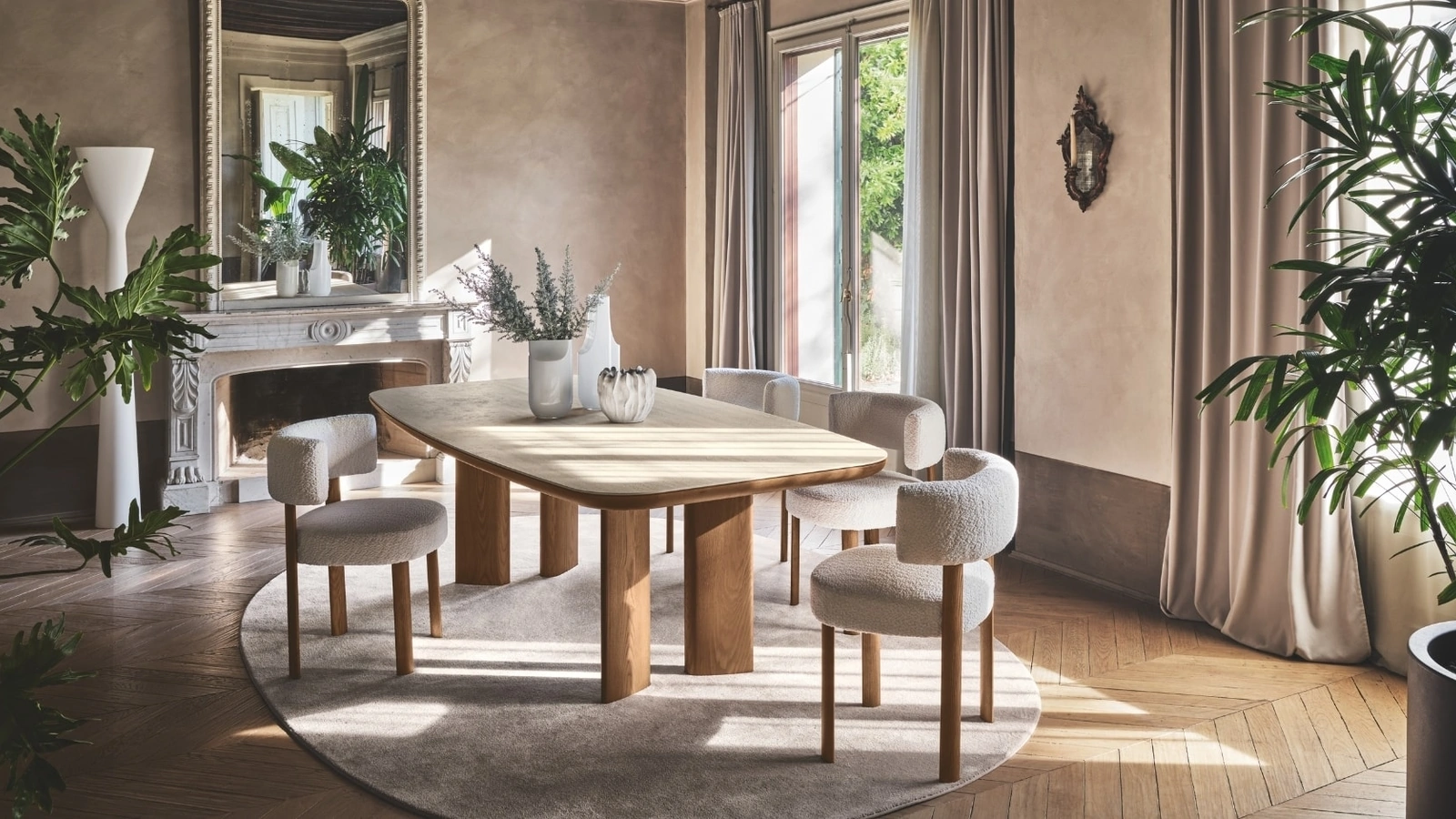 Sedia in tessuto Glen di Calligaris