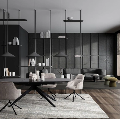 Sedia in tessuto Grant di Bizzotto