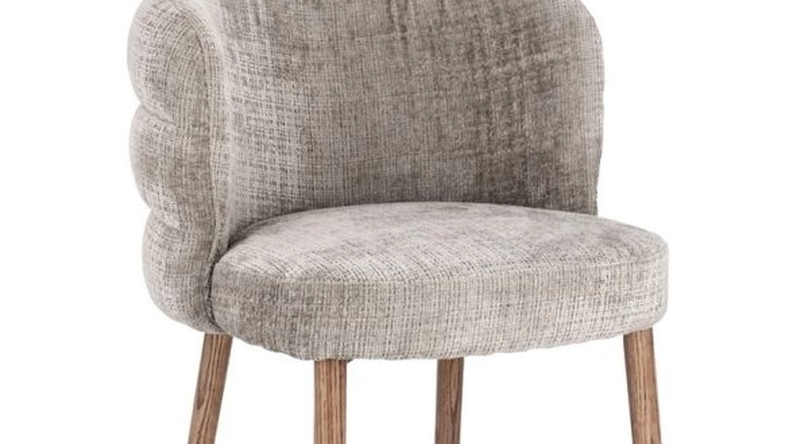 Sedia Ilma in tessuto imbottito di Bizzotto