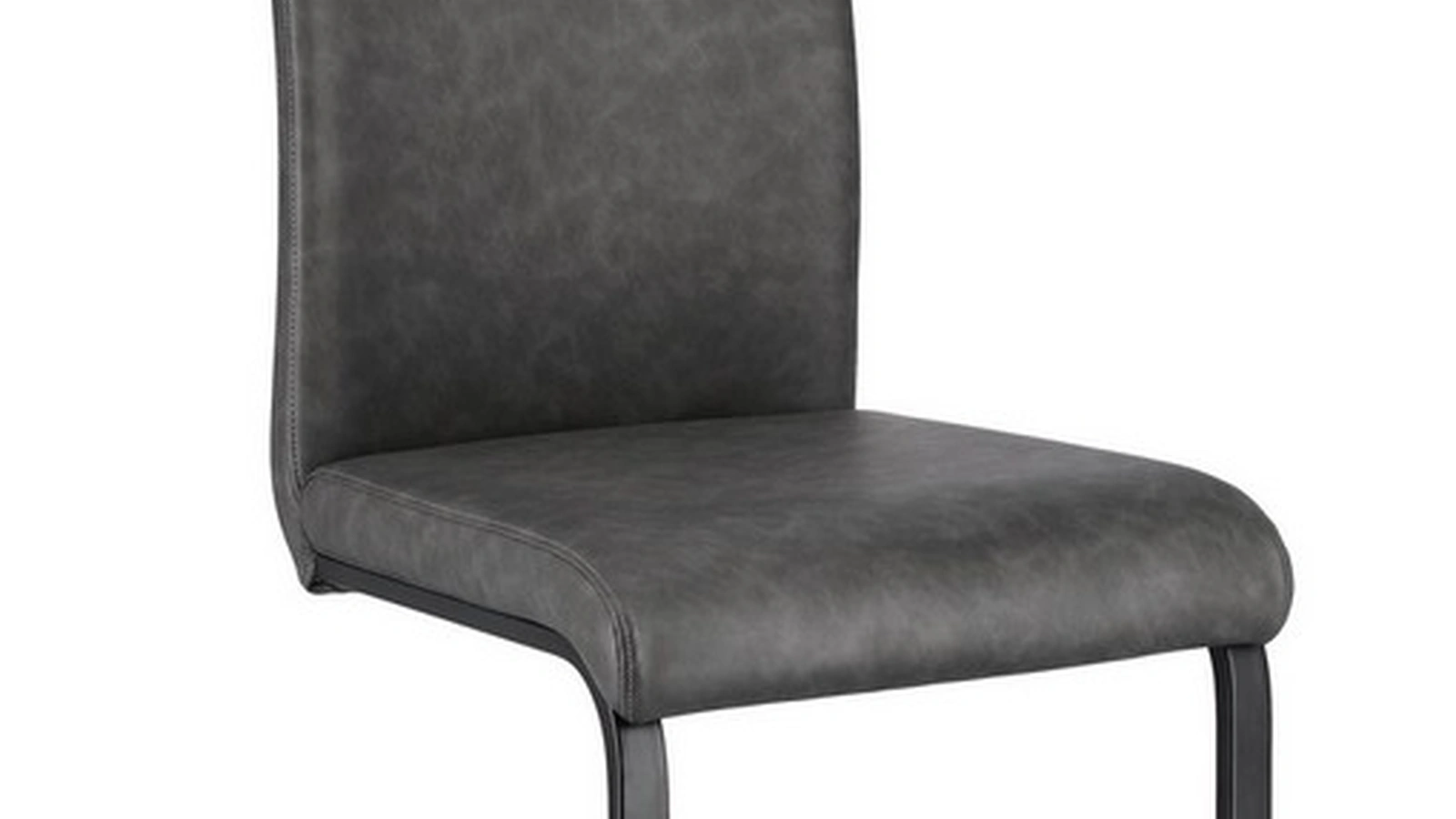 Sedia Kenneth in ecopelle di Bizzotto