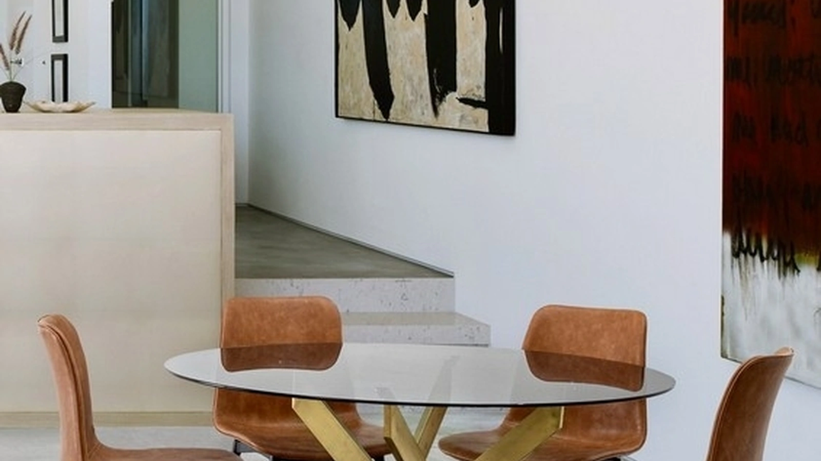 Sedia Kyra rivestita in ecopelle di Bizzotto