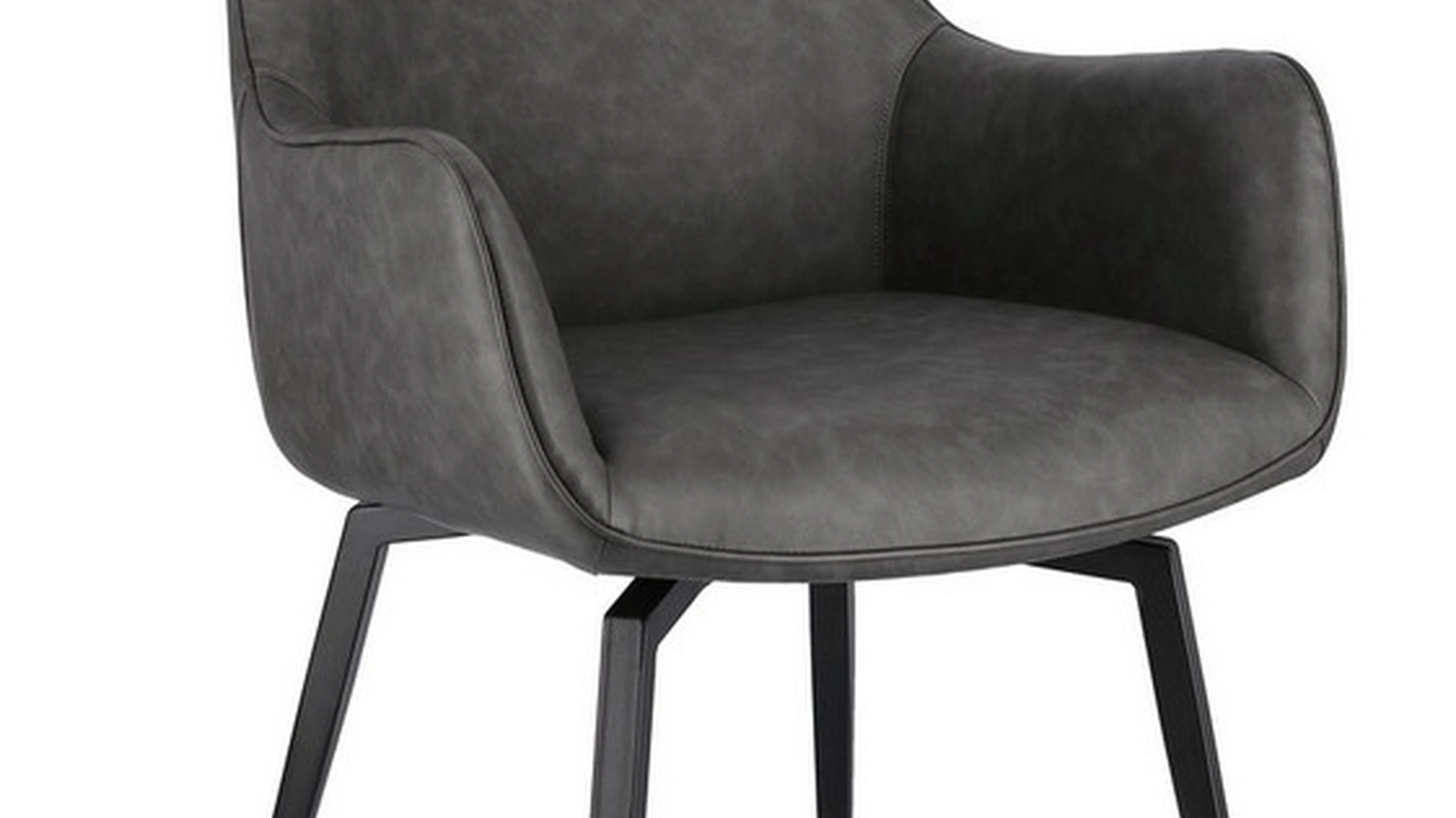 Sedia Lawrence in ecopelle di Bizzotto