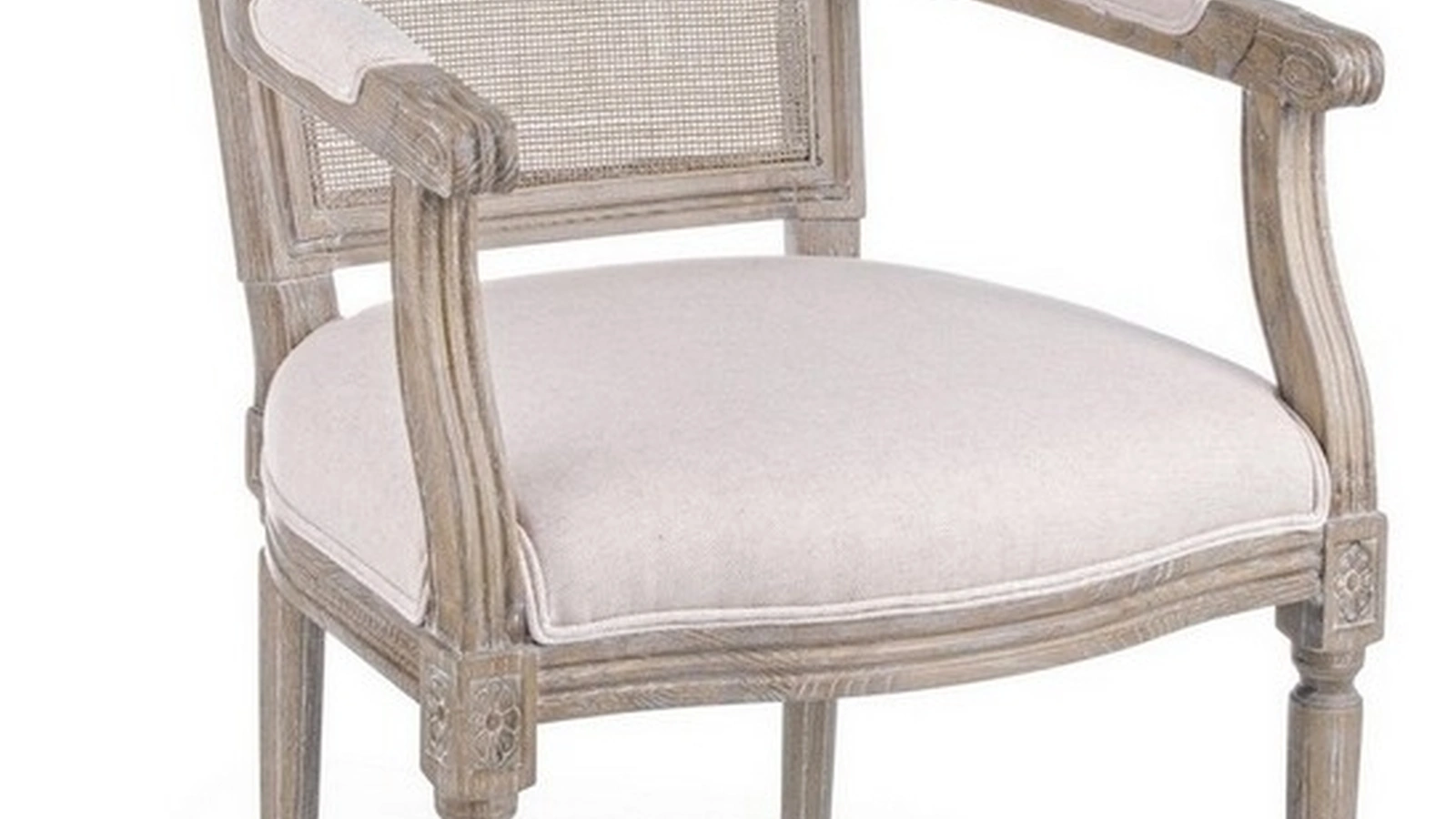 Sedia Liliane in tessuto e frassino di Bizzotto