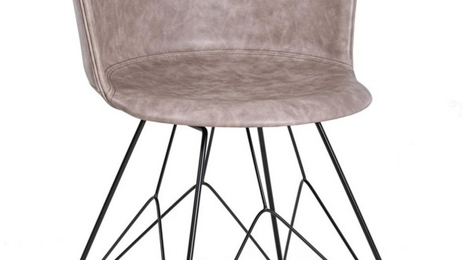 Sedia in ecopelle Loft di Bizzotto