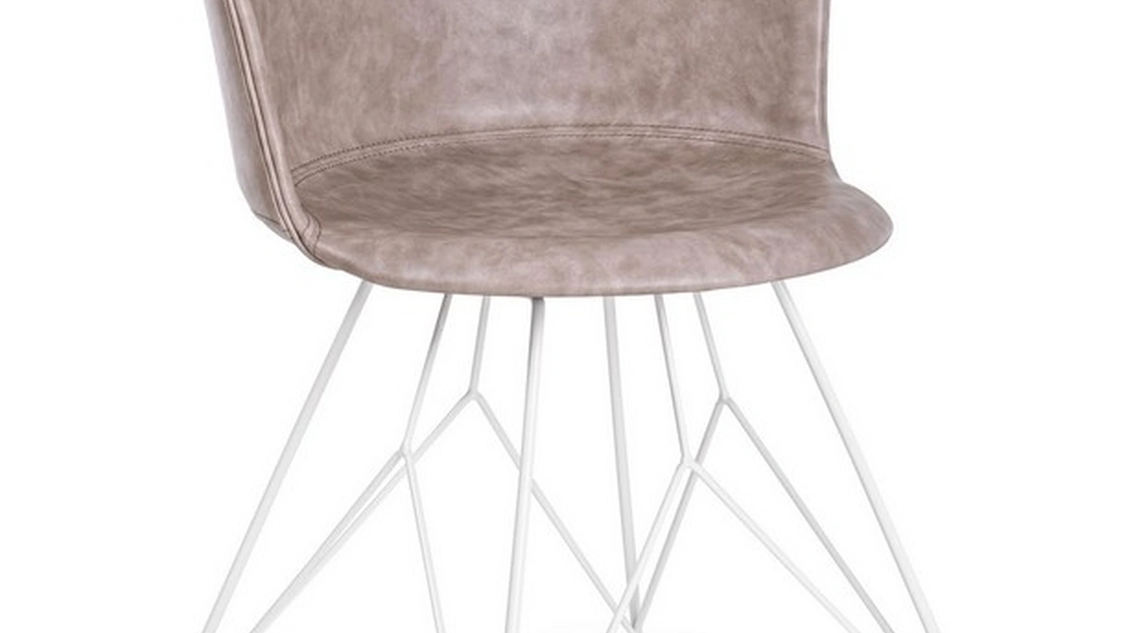 Sedia in ecopelle Loft di Bizzotto