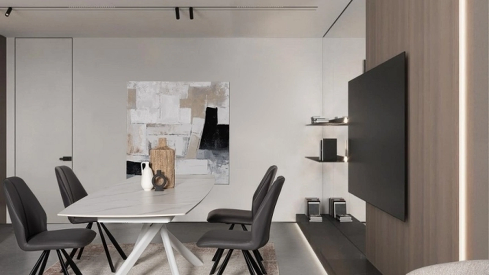 Sedia in ecopelle Maxwell di Bizzotto