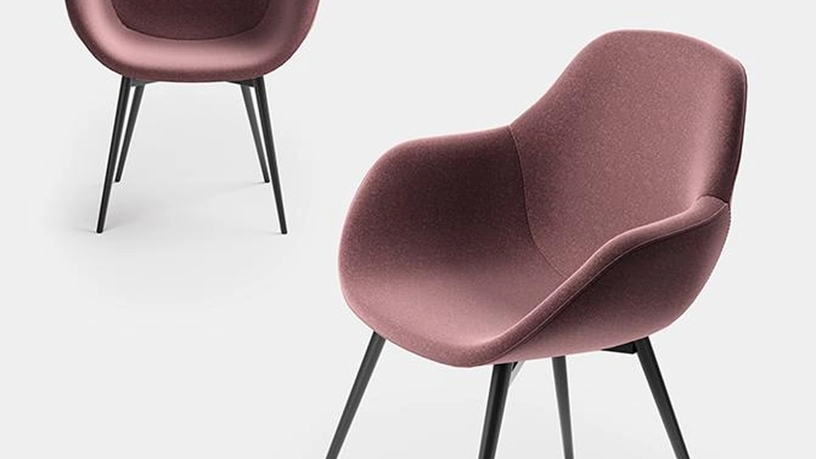 Sedia in tessuto Morgana di Pezzani