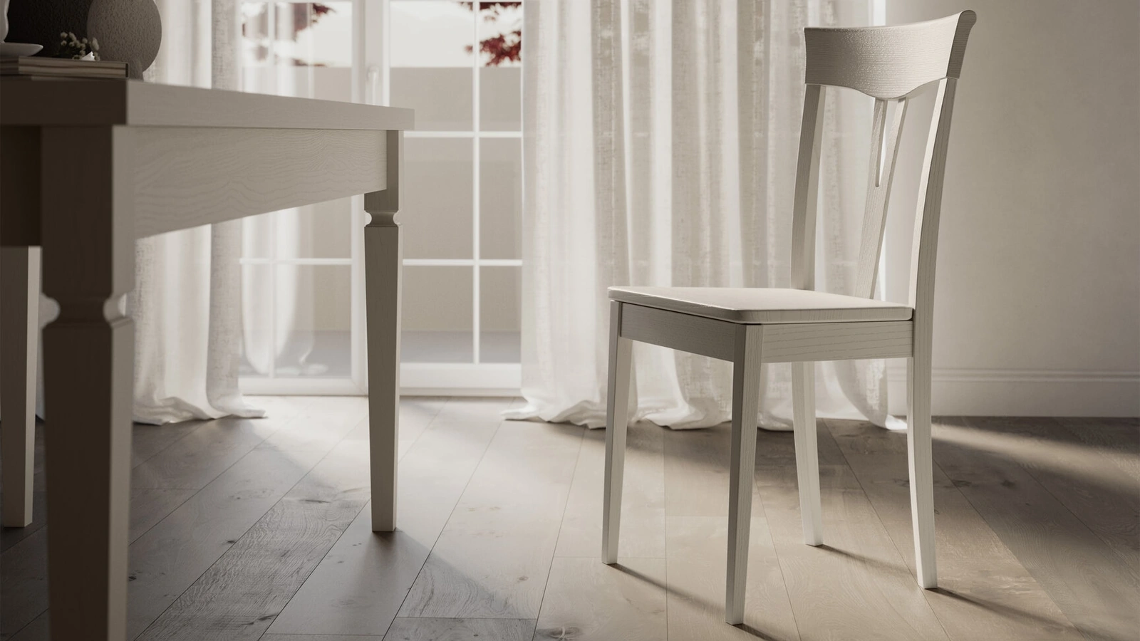 Sedia Rose completamente in legno di Arredo3