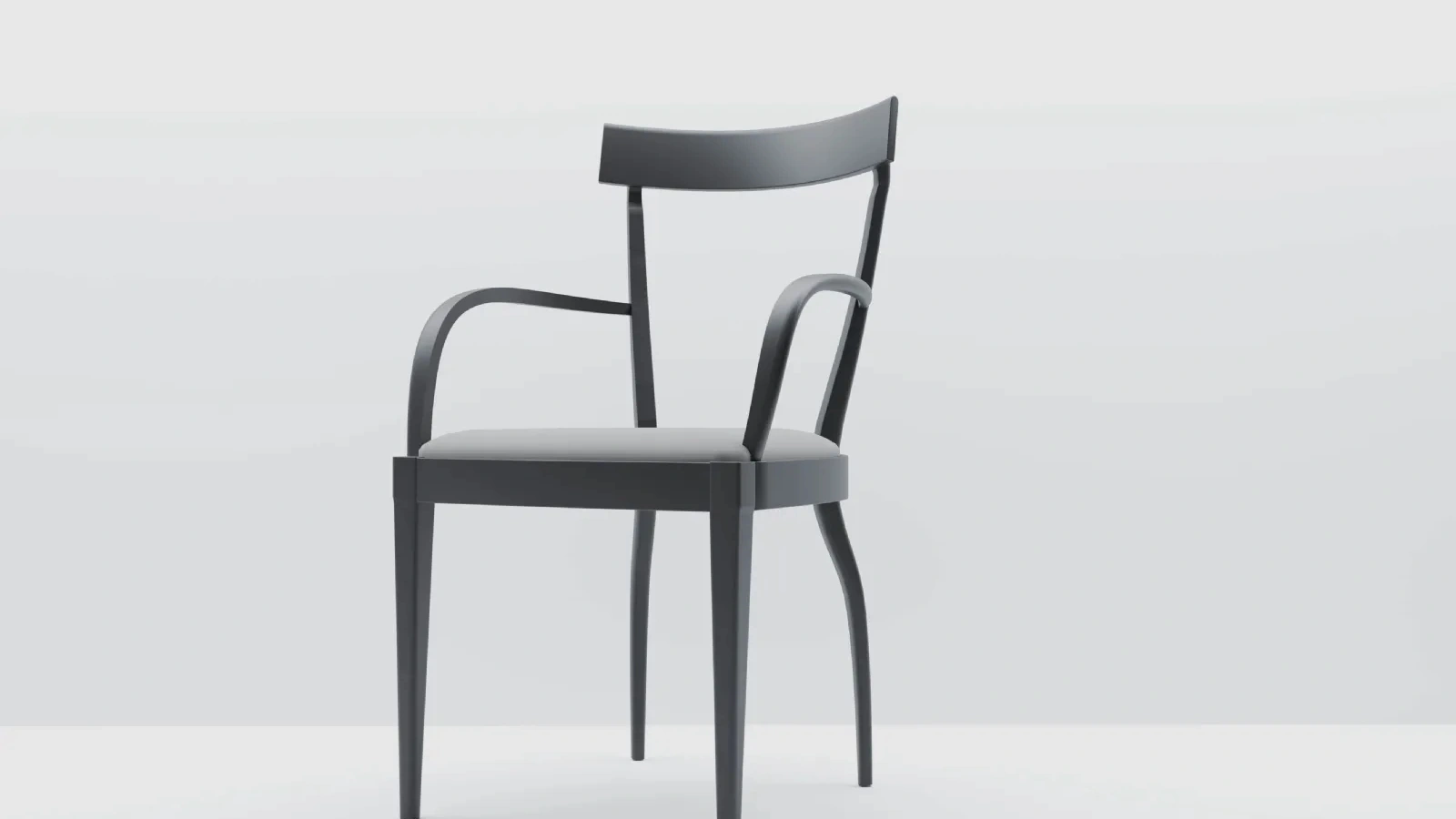 Sedia in legno laccato Demetra di Fratelli Mirandola