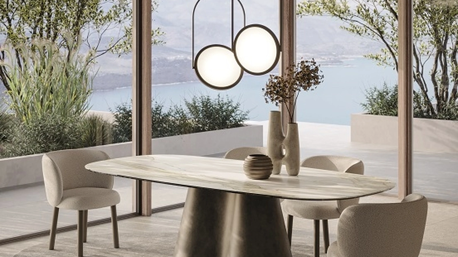 Sedia Shanti in tessuto imbottito di Ronda Design