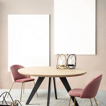 Sedia Tanya in tessuto di Bizzotto