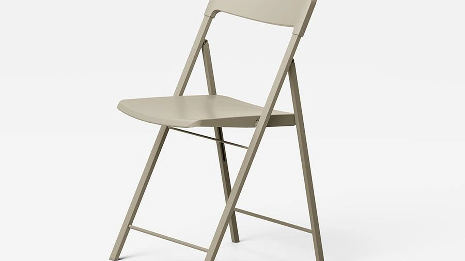 Sedia pieghevole Zeta un plastica e acciaio di Pezzani
