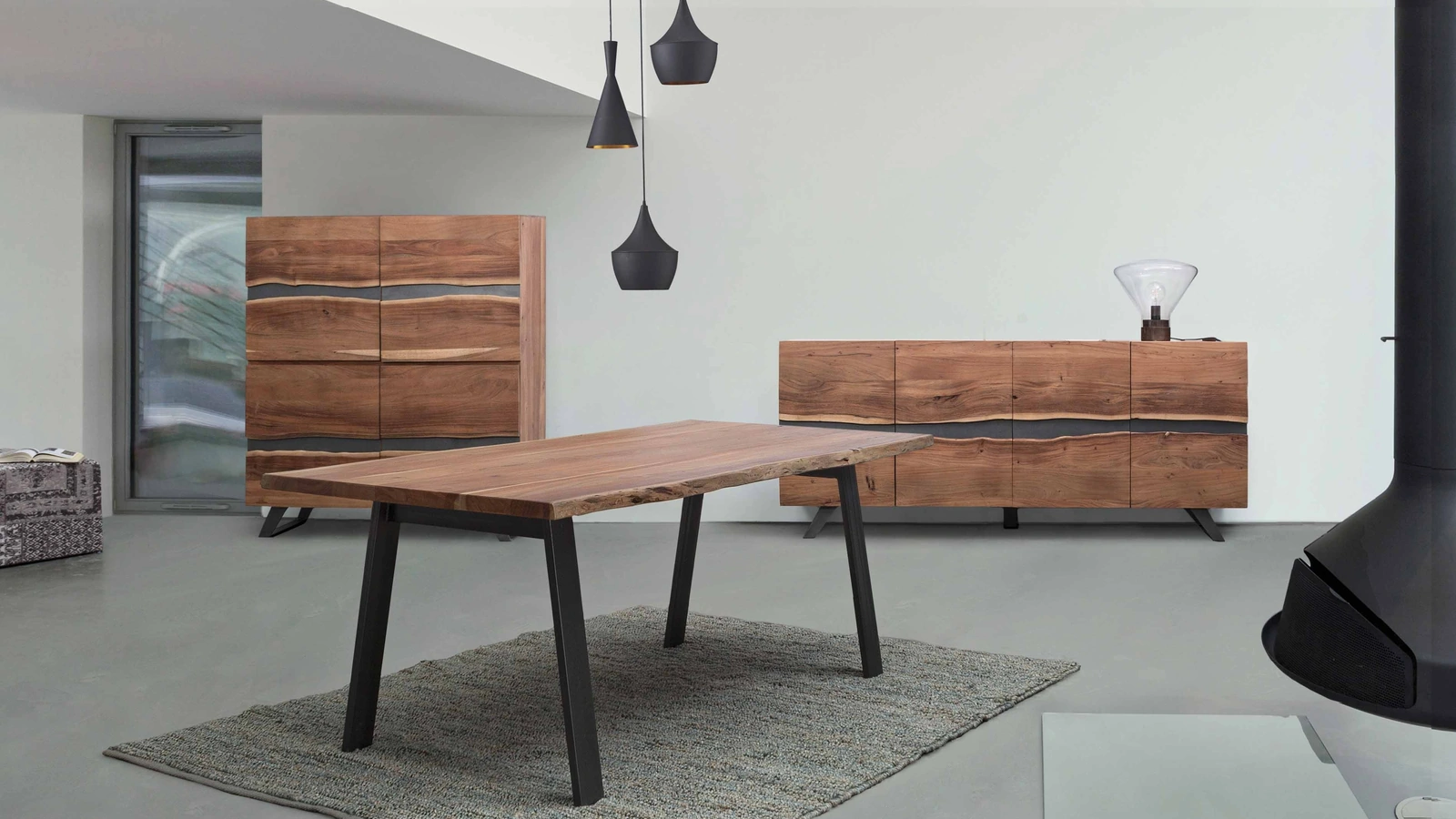 Tavolo in legno Aron di Bizzotto