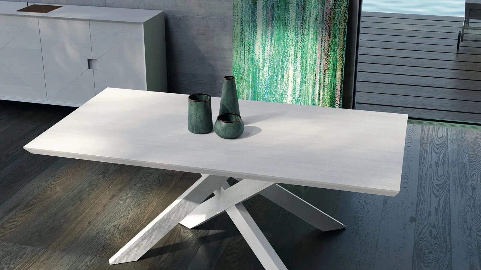 Tavolo Art 1437 Twist di Fratelli Mirandola