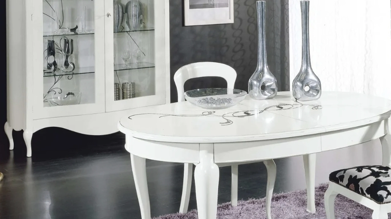 Tavolo ovale allungabile Art 638 Infinity di Fratelli Mirandola