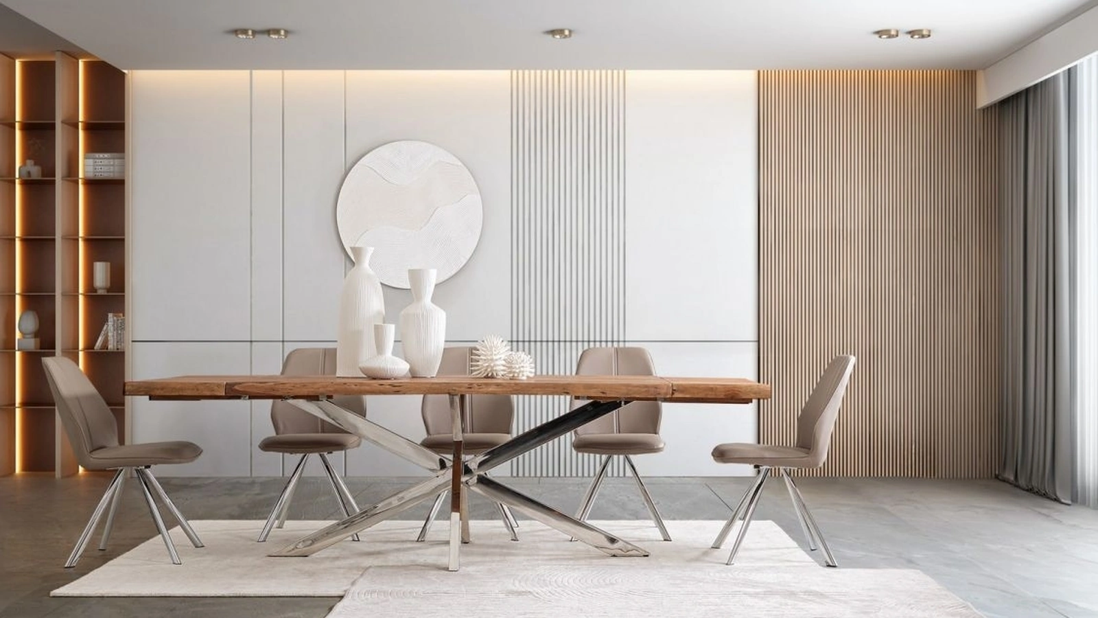 Tavolo allungabile in legno Arkansas di Bizzotto