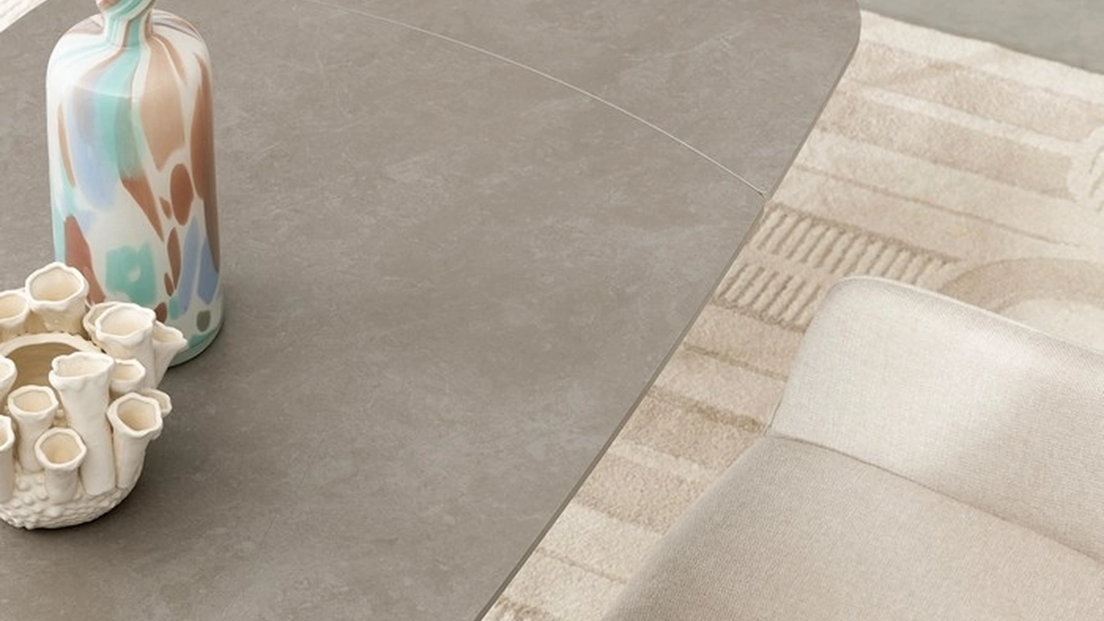 Tavolo allungabile Jeremias in gres porcellanato di Bizzotto