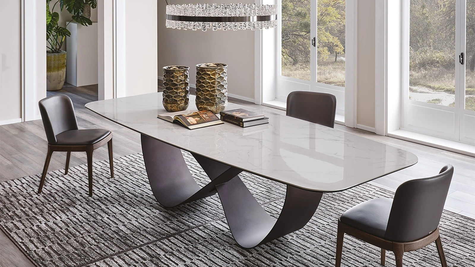 Tavolo Butterfly Keramik di Cattelan Italia