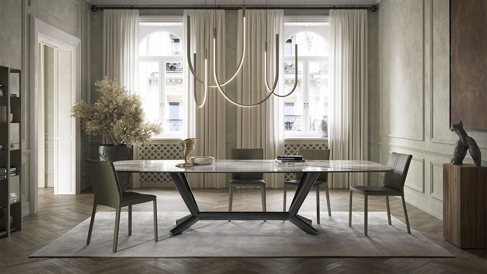 Tavolo Planer Keramik di Cattelan Italia