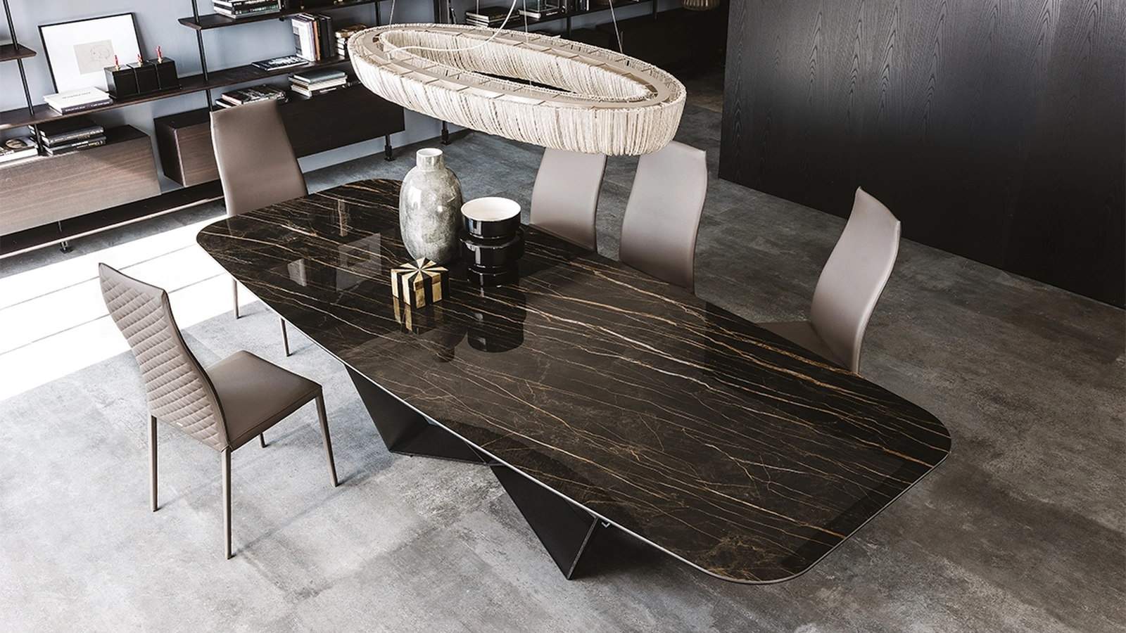 Tavolo in ceramica Skorpio Keramik di Cattelan Italia