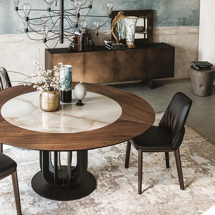 Tavolo Soho Ker-Wood in legno e ceramica di Cattelan Italia