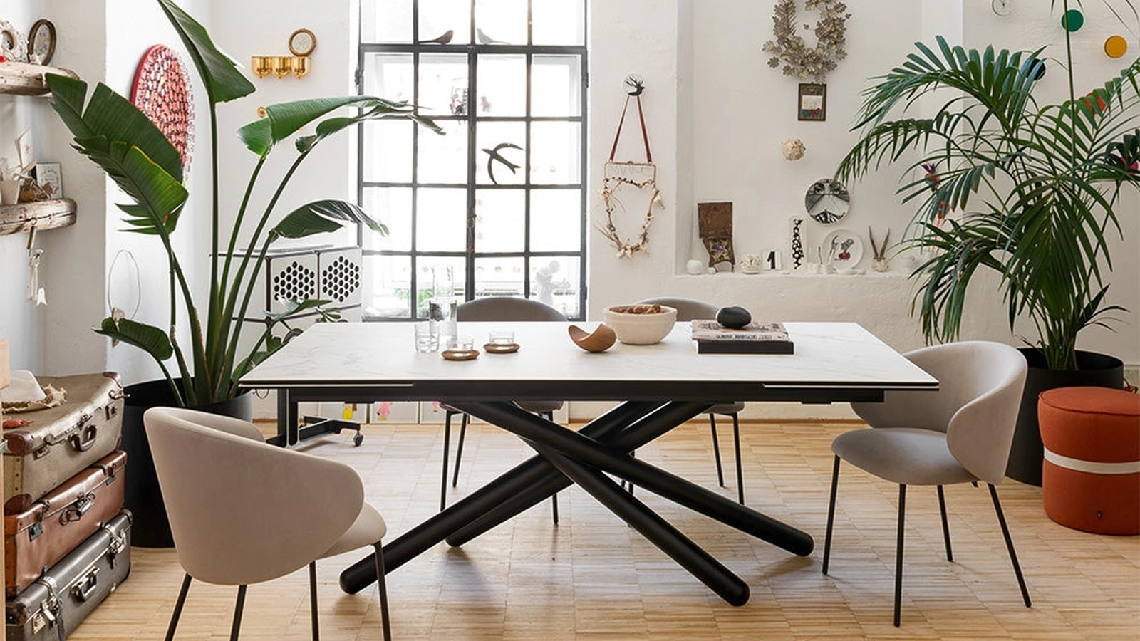 Tavolo allungabile Duel di Connubia