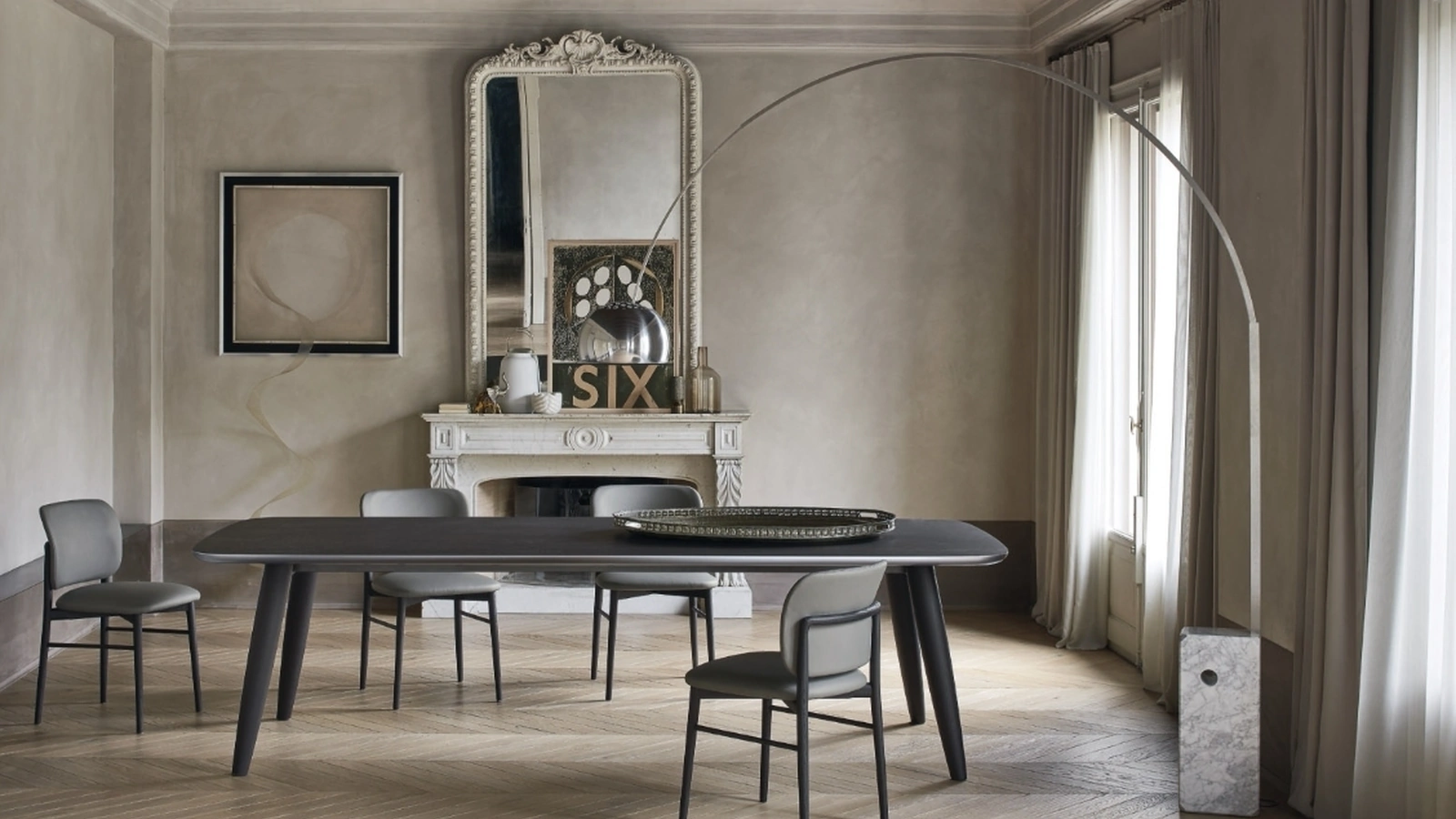 Tavolo Convivio in Rovere Carbone di Sangiacomo