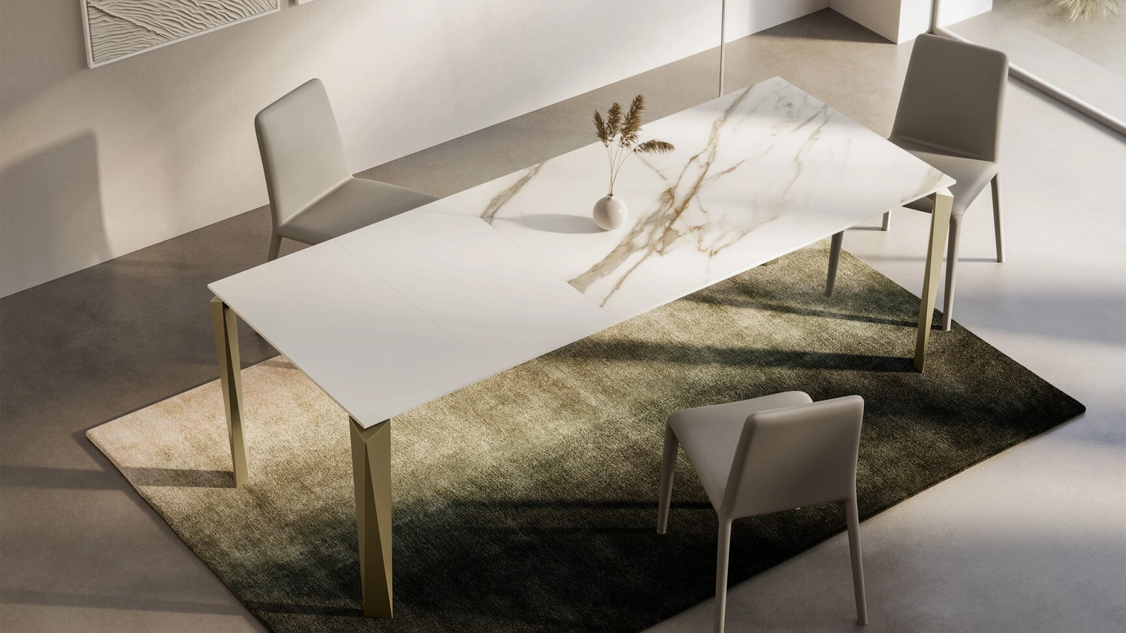 Tavolo allungabile Face gres di Arredo3