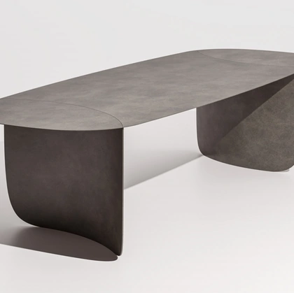 Tavolo Foil in metallo di Ronda Design