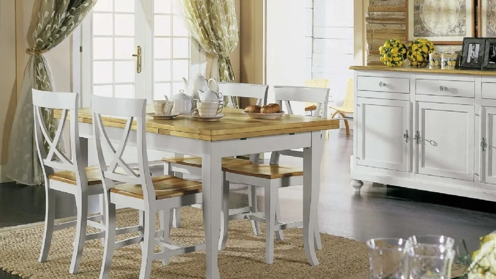 Tavolo allungabile in legno Art 610 Provenzale di Fratelli Mirandola